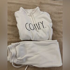 Rae Dunn White Pullover Hoodie